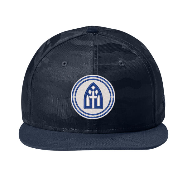 New Era® Camo Flat Bill Snapback Cap - Embroidered Logo Thumbnail